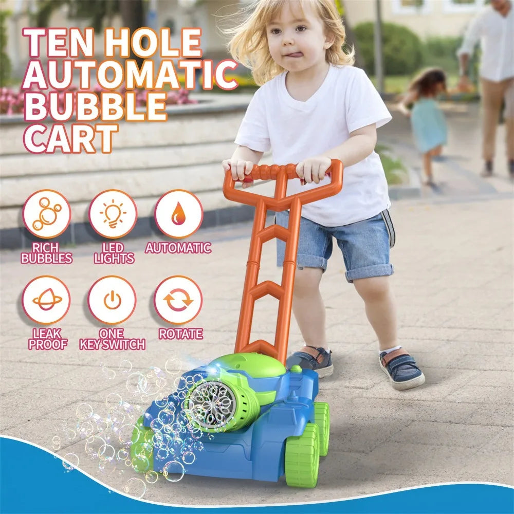 Automatic Lawn Mower Bubble Machine