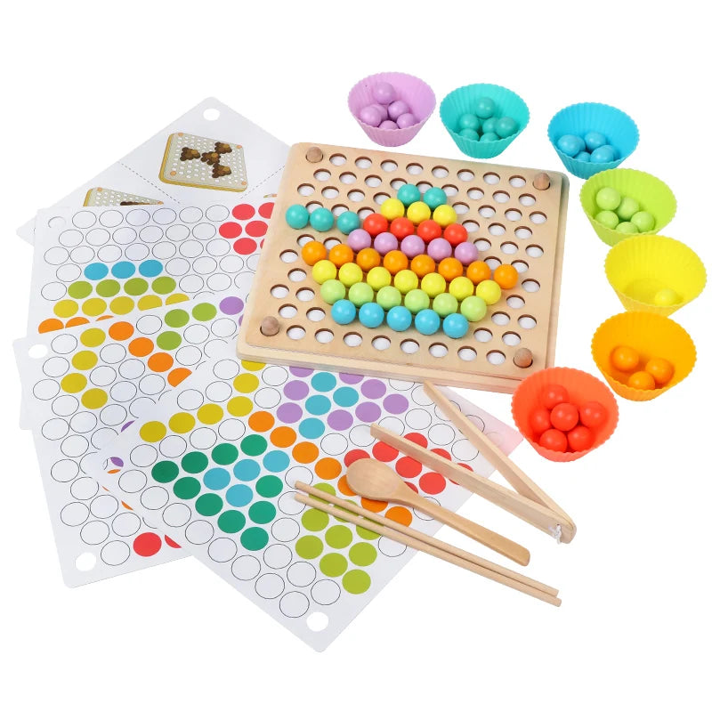 Montessori Educational Beads Game