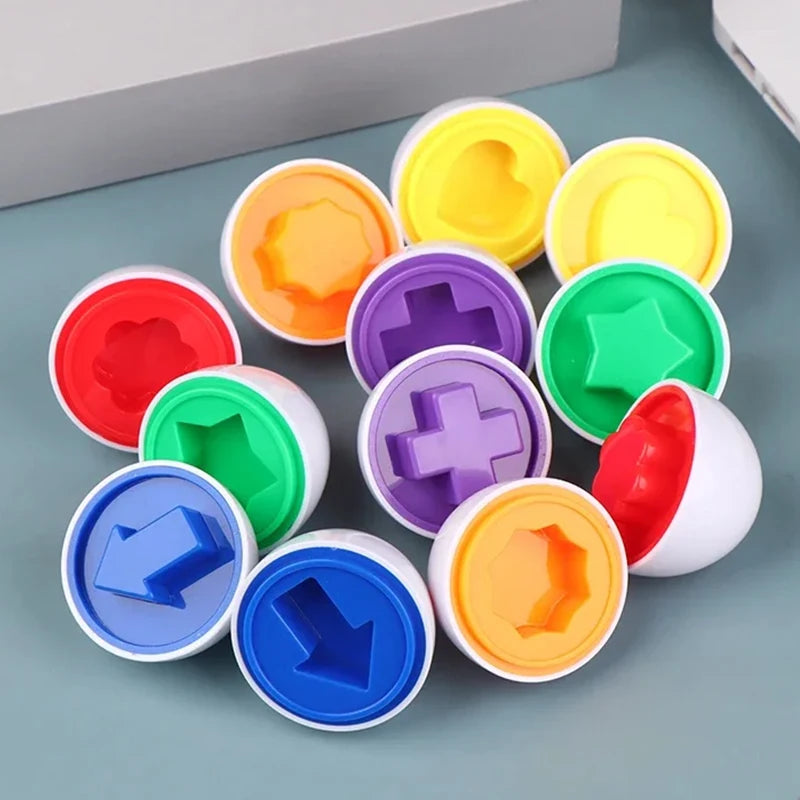 Baby Smart Eggs Montessori Learning Educational Toys